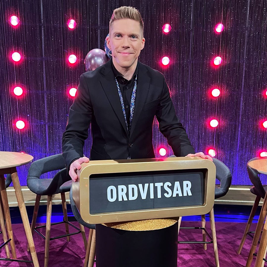 Tävlingsgeneral Erik M Martinsson - Ny arrangör för SM i Ordvitsar